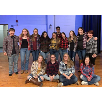 Group of students wearing plaid