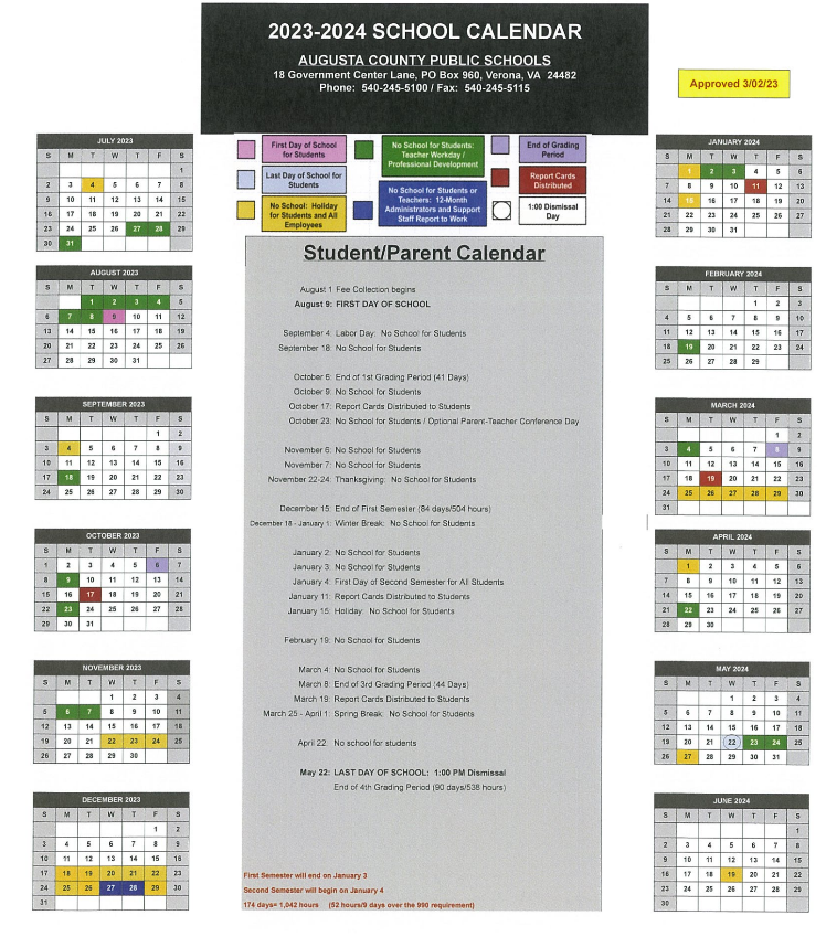 Augusta County School Calendar 2025 A Comprehensive Guide For Students Parents And Educators