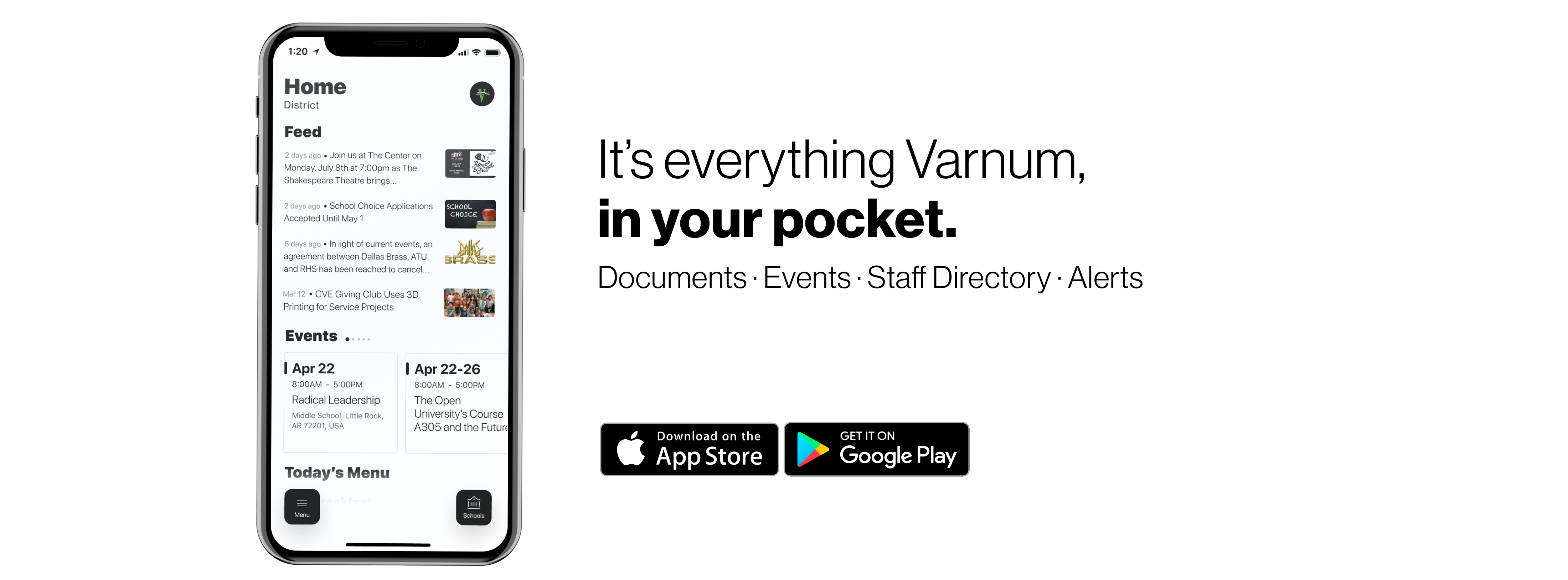 IT'S EVERYTHING VARNUM, IN YOUR POCKET.