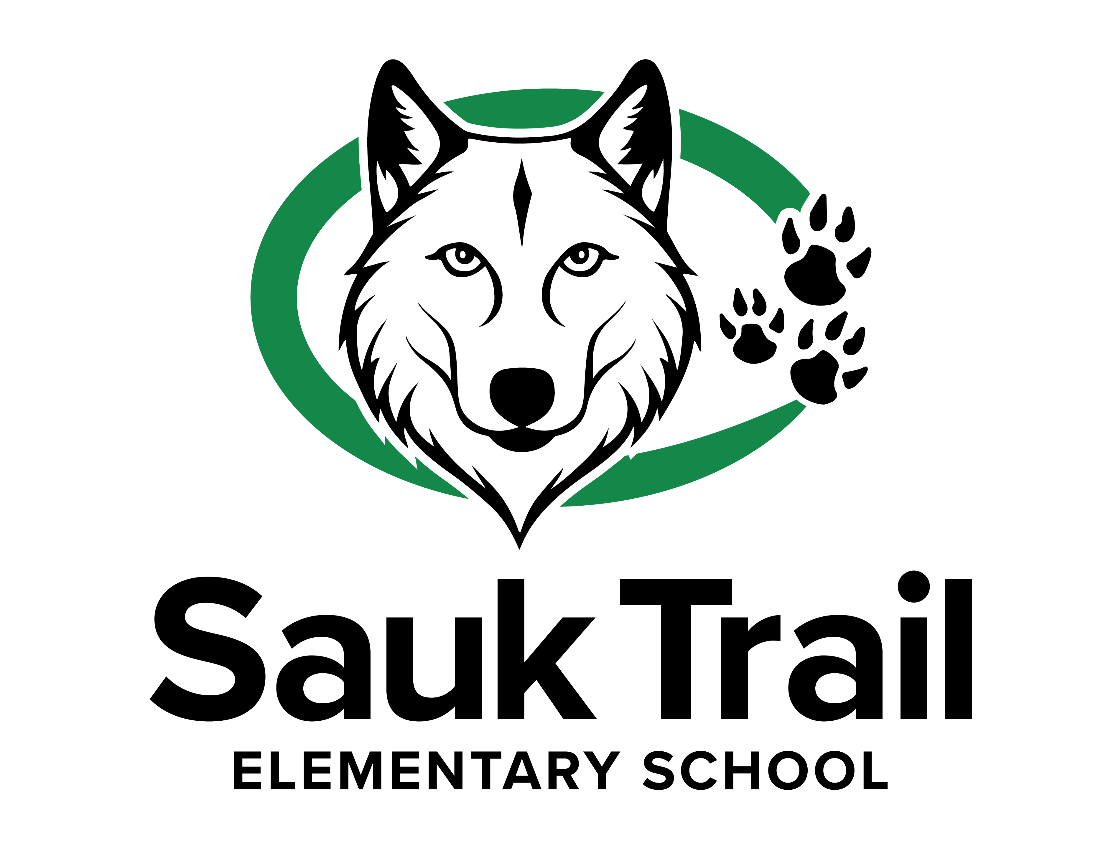 Sauk Trail Wolves logo
