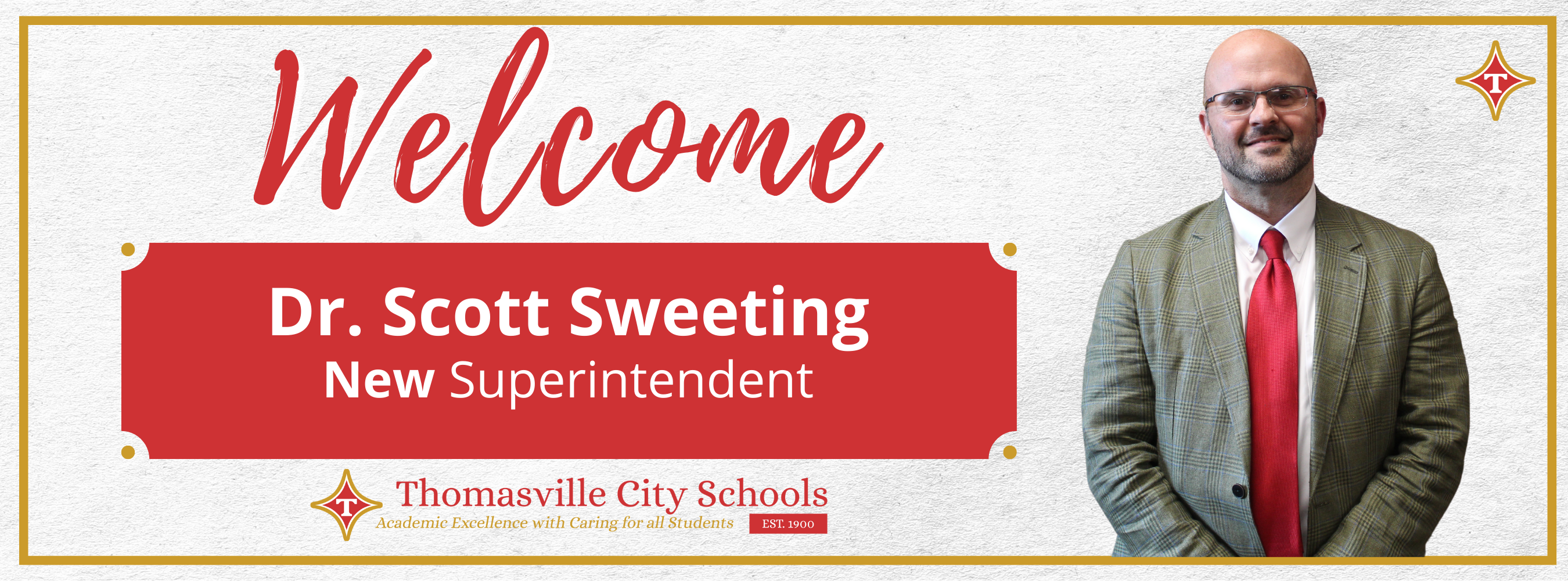 New Superintendent Dr. Sweeting