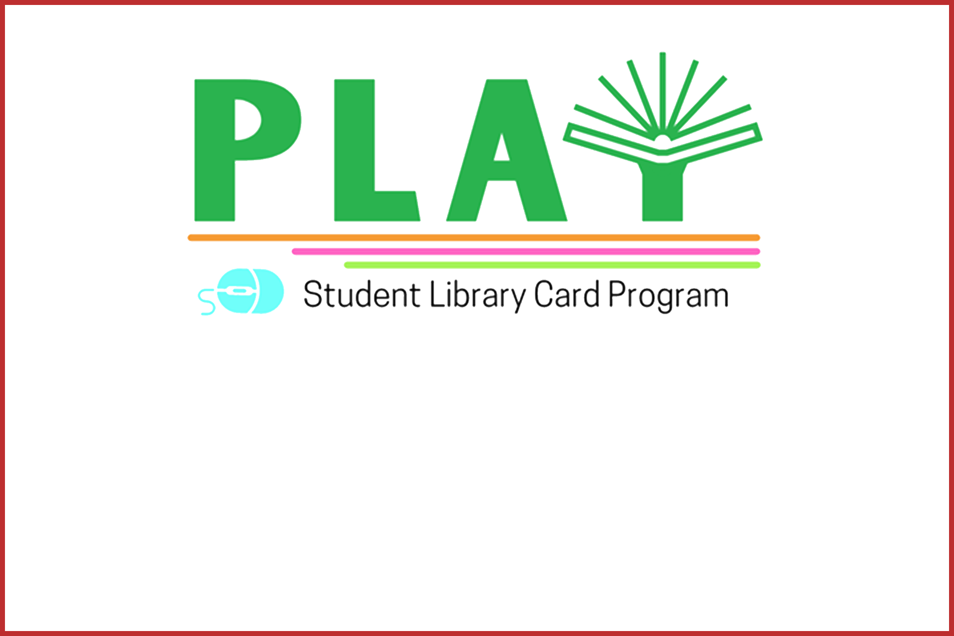 PLAY Student Library card