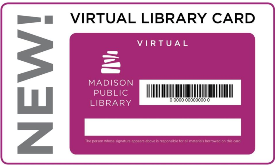 image of virtual library card