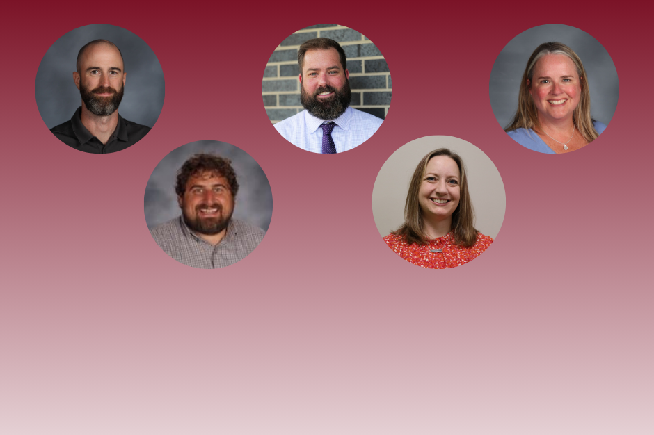 Associate Principals: Raymond Rosing, William Richardson, Elizabeth Merrick, Barry Holloway, and Nicole Victor