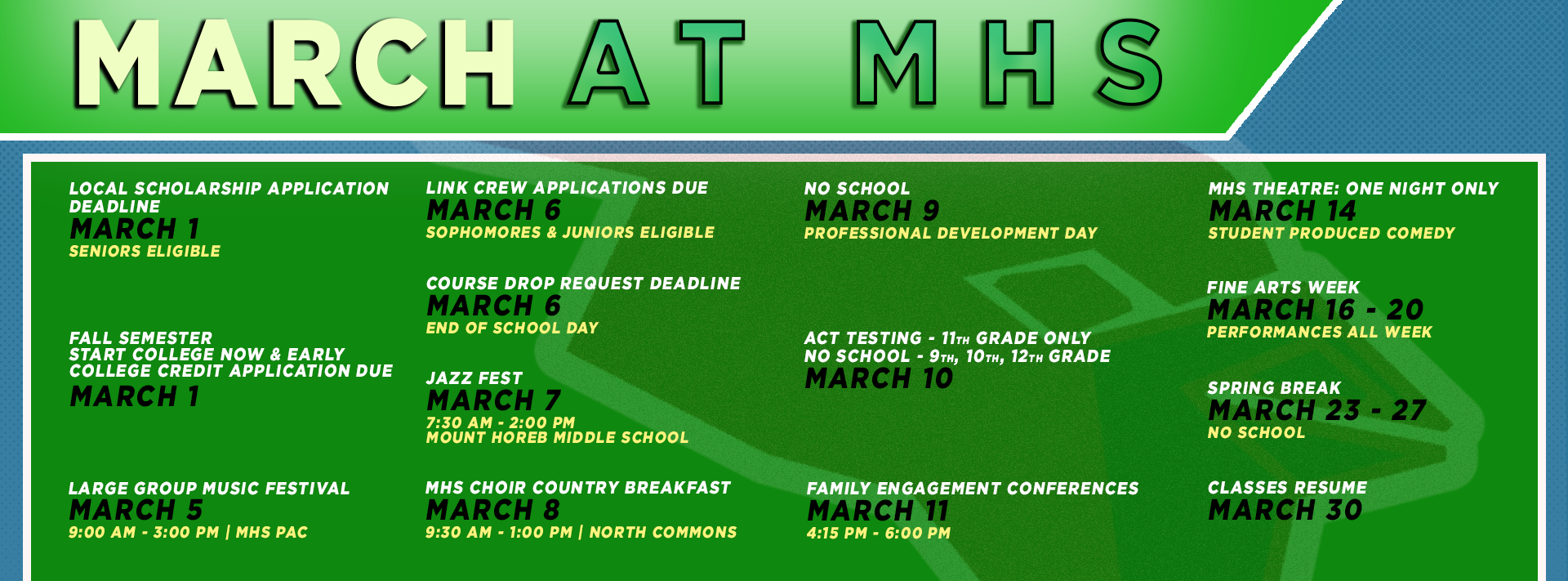 march web calendar 2