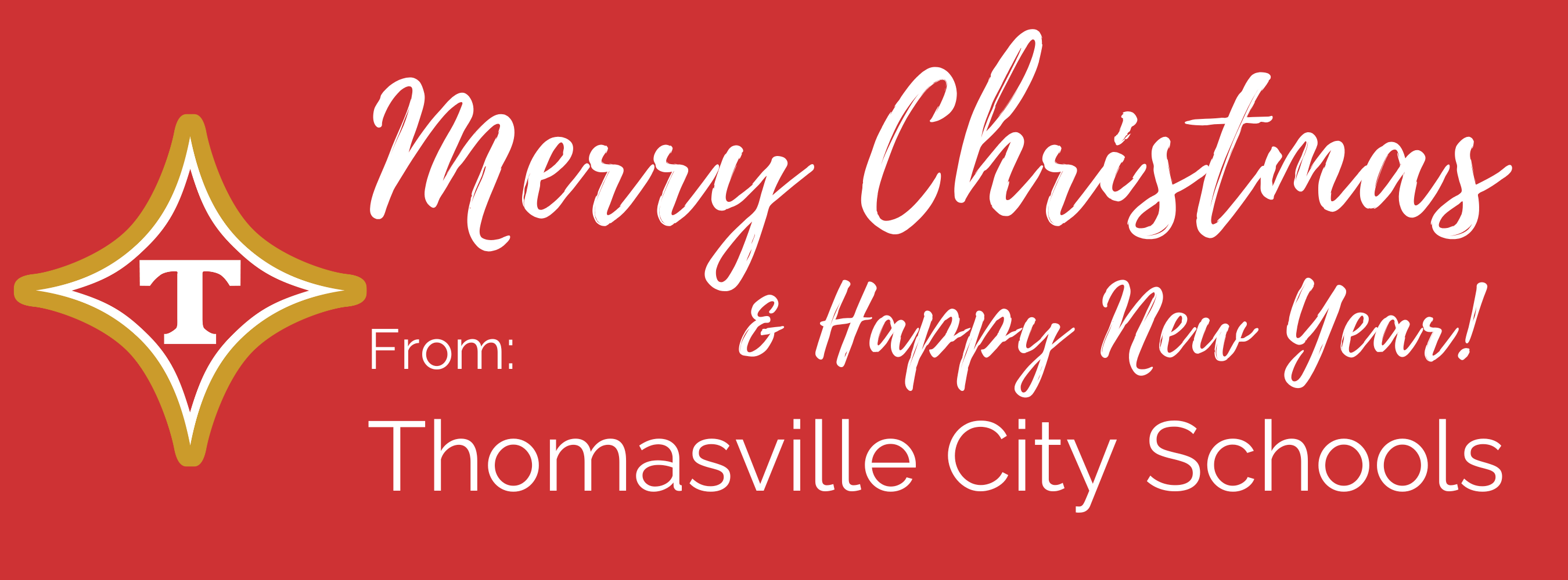 Merry Christmas from Thomasville City Schools