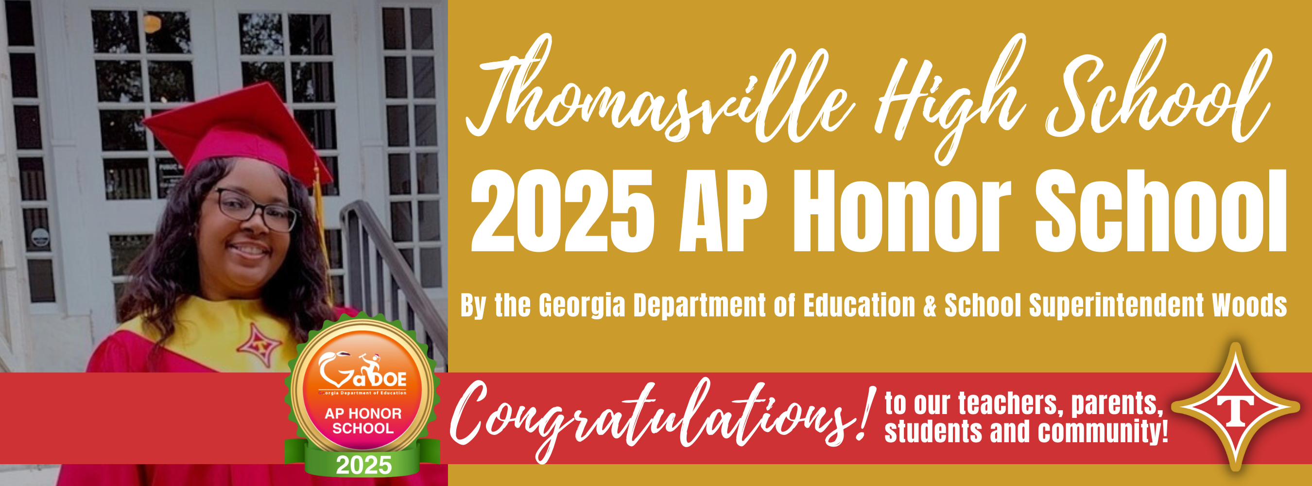 THS 2025 GaDOE AP Honors School