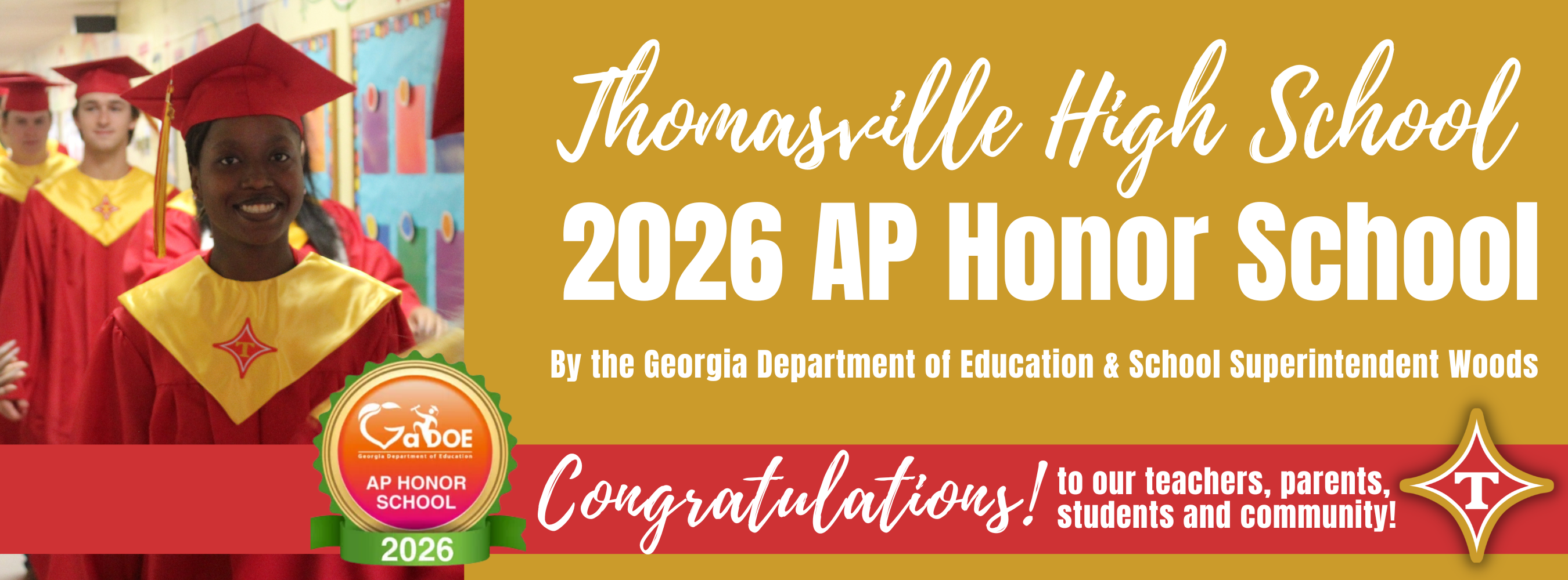 THS 2026 GaDOE AP Honor School 