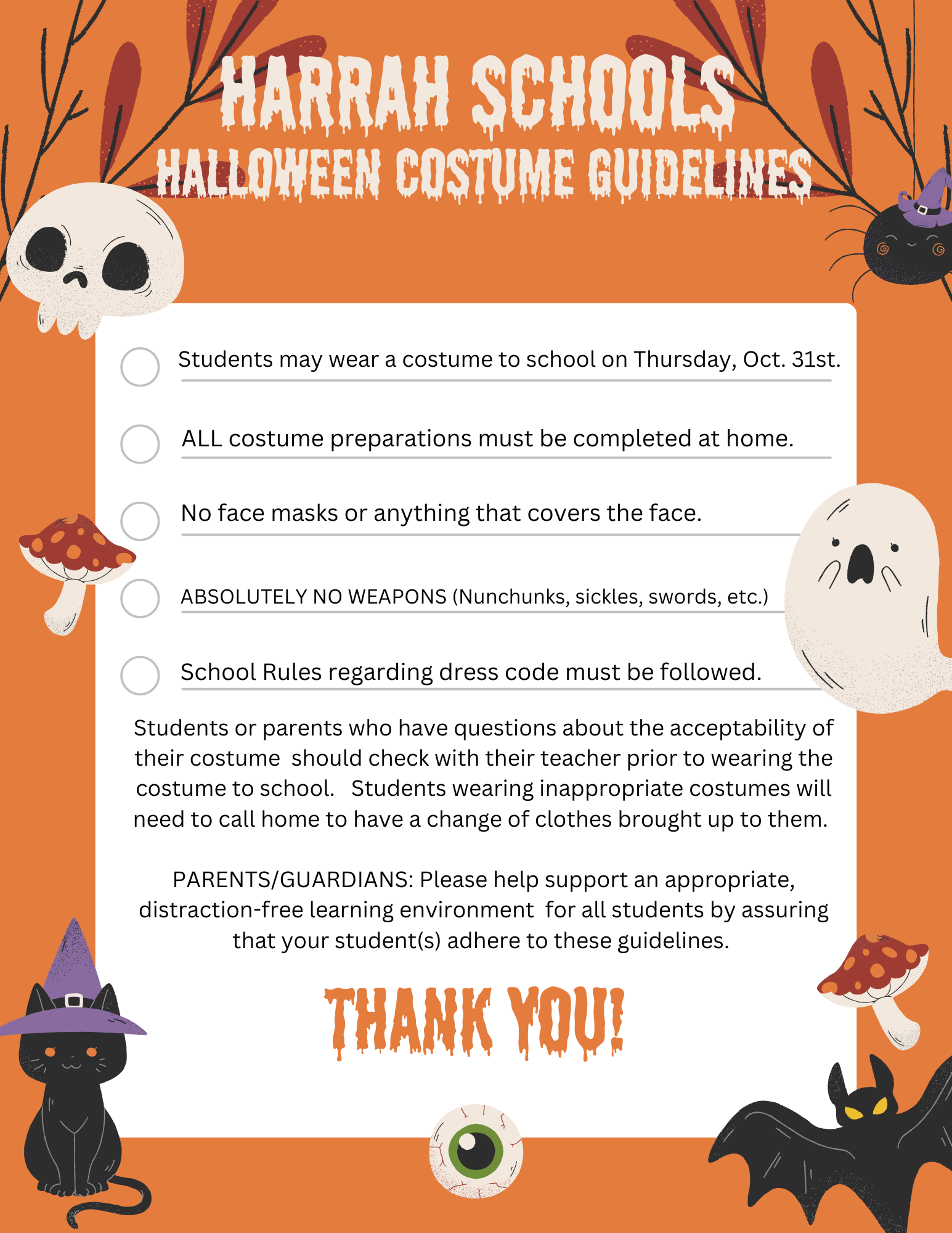 Costume Guidelines