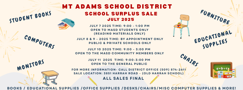 Surplus sale information