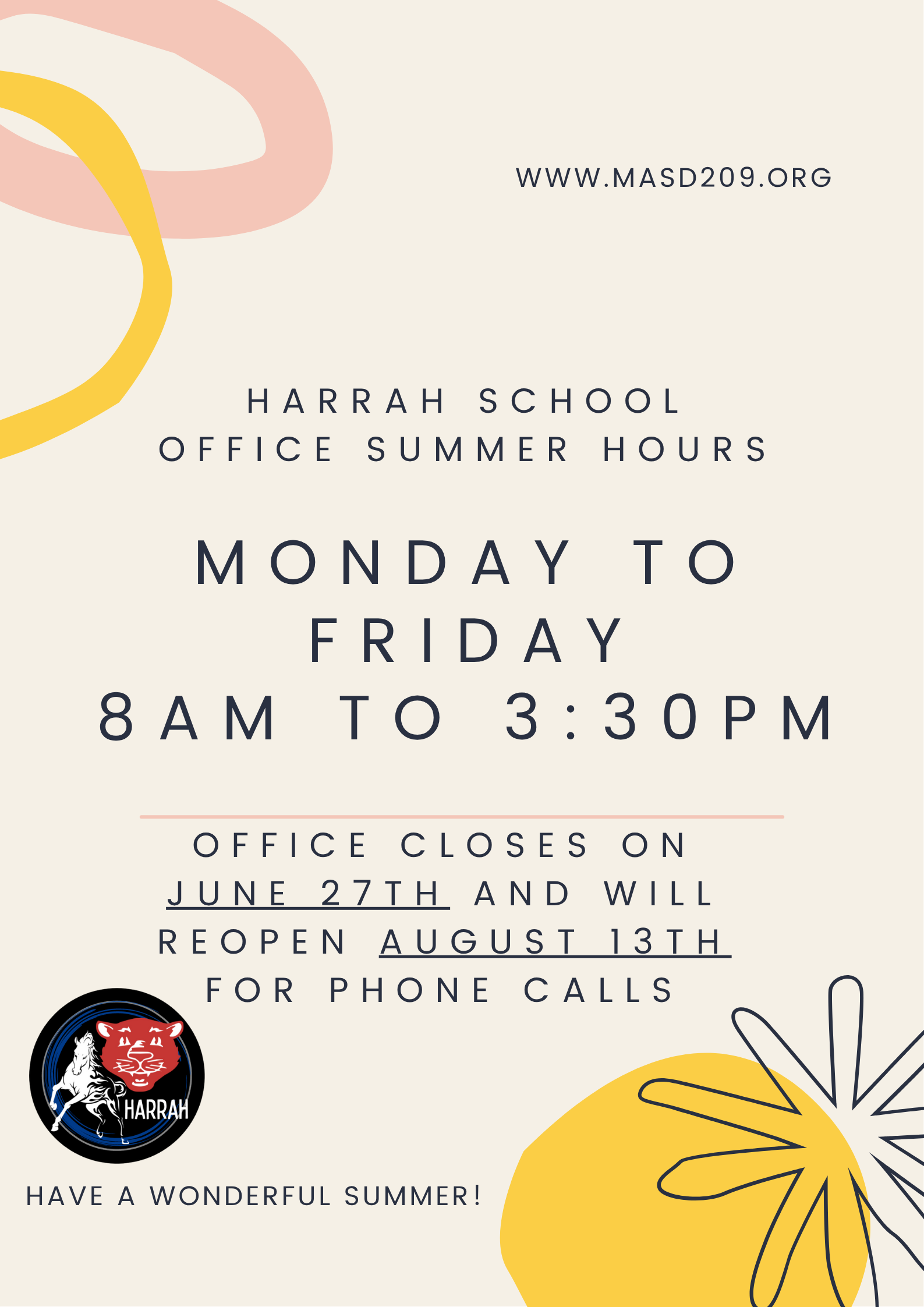 Summer Hours 2025