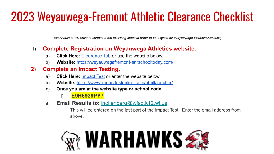 Athletics  Weyauwega-Fremont School District