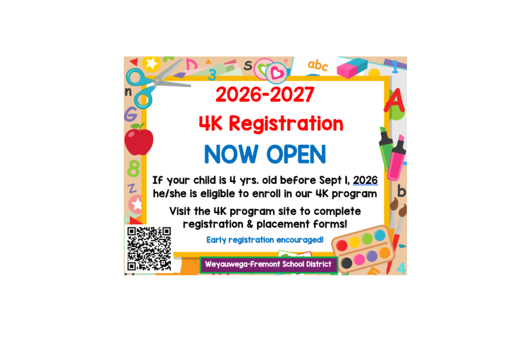 4k registration info