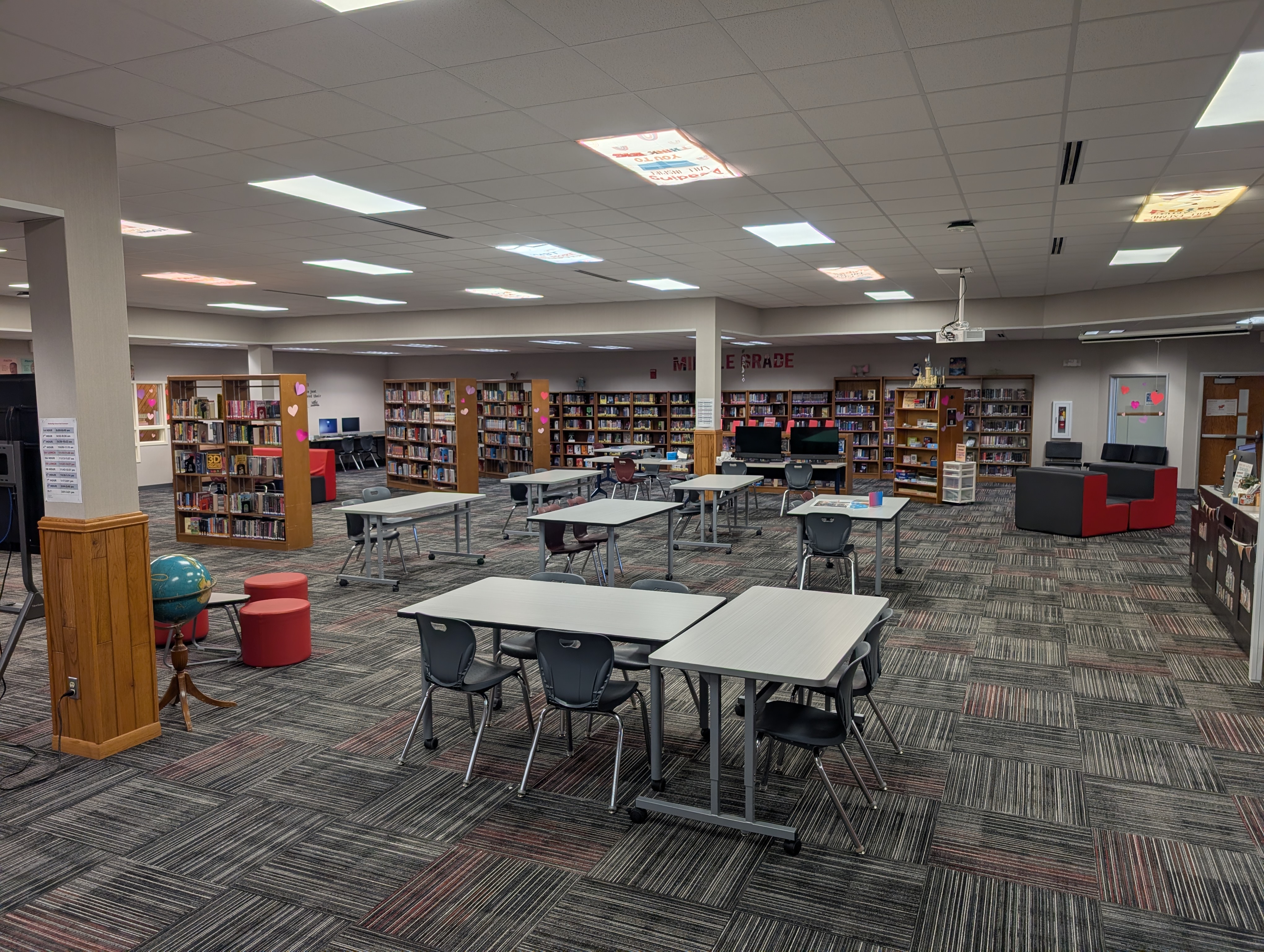 middle school library