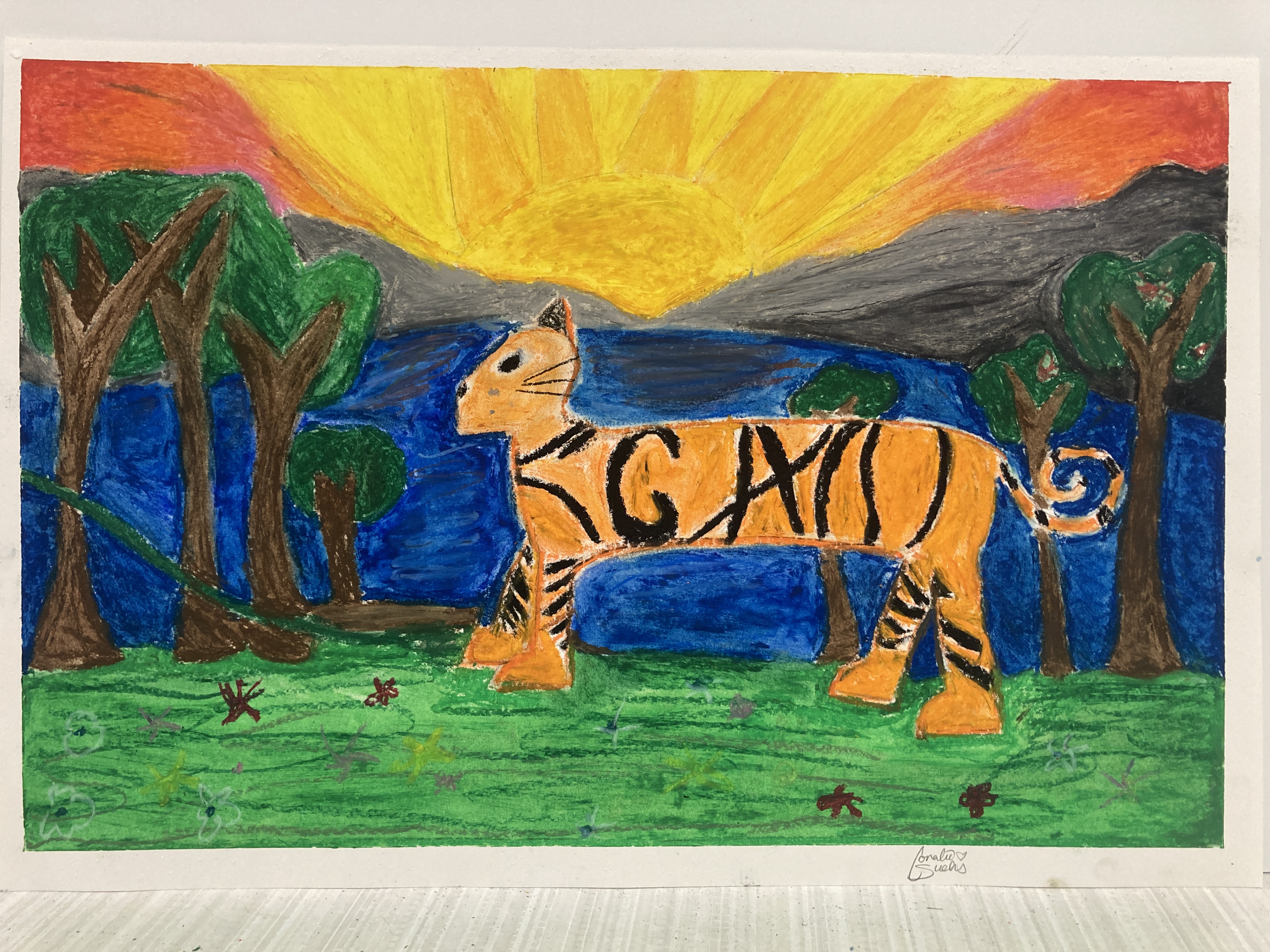 Crazy Tiger Artwork