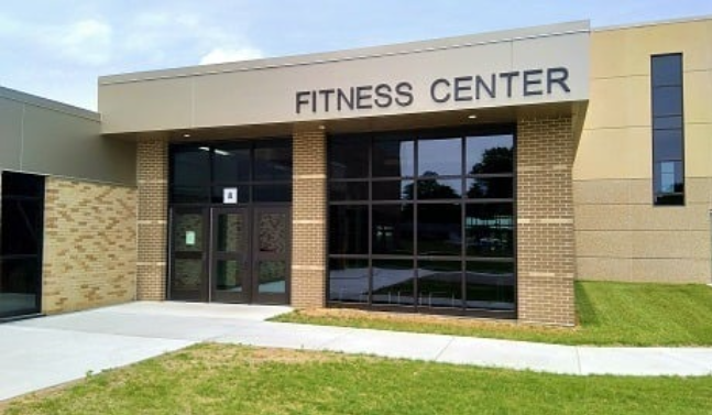 Fitness Center Front Entrance Door #8