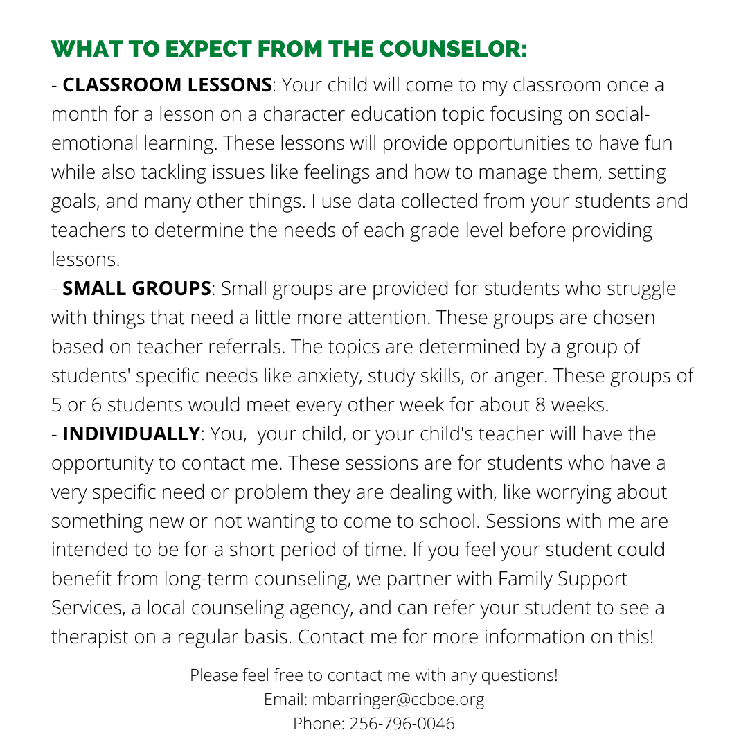 Guidance Holly Pond K8 School