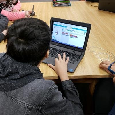 Hour of Code Students participated in the Hour of Code in the library during their Enrichment classes.