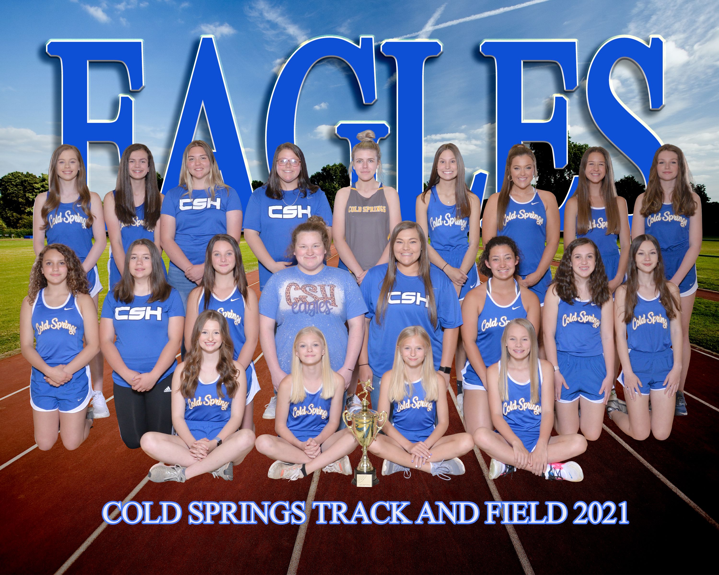 2021 Cold Springs Girls Track & Field Team