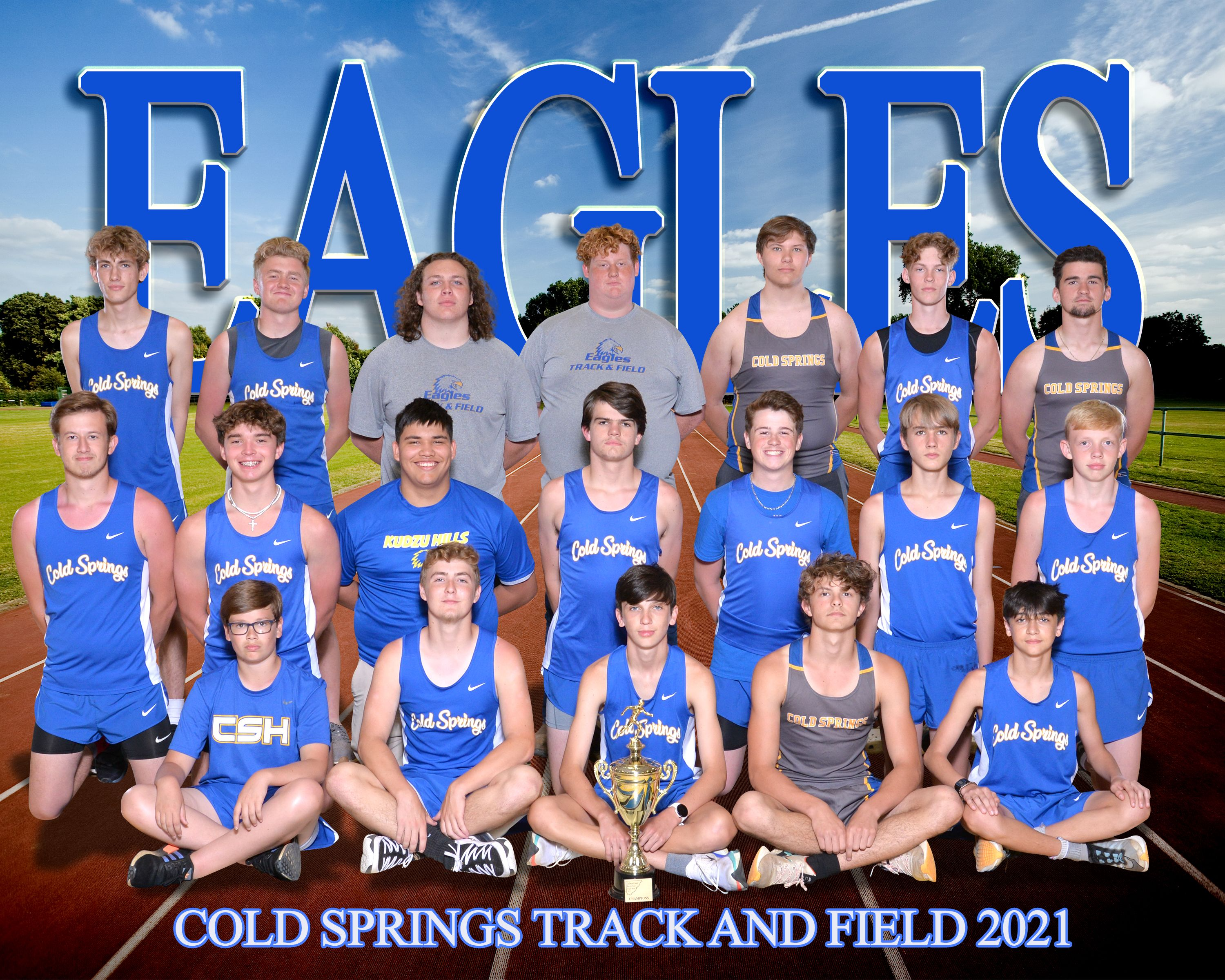 2021 Cold Springs Boys Track & Field Team