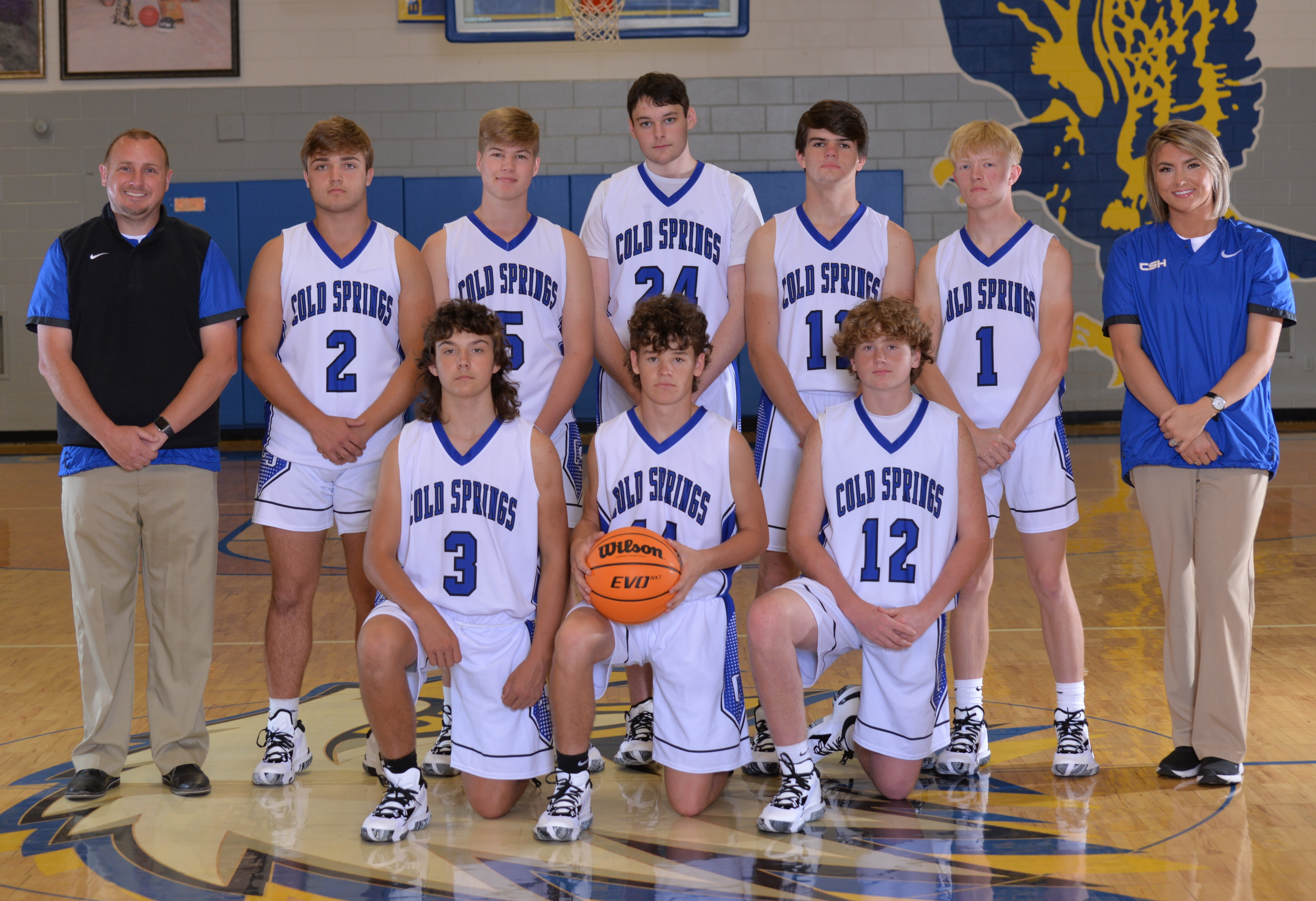 2022-21 Cold Springs Junior Varsity Boys Basketball Team