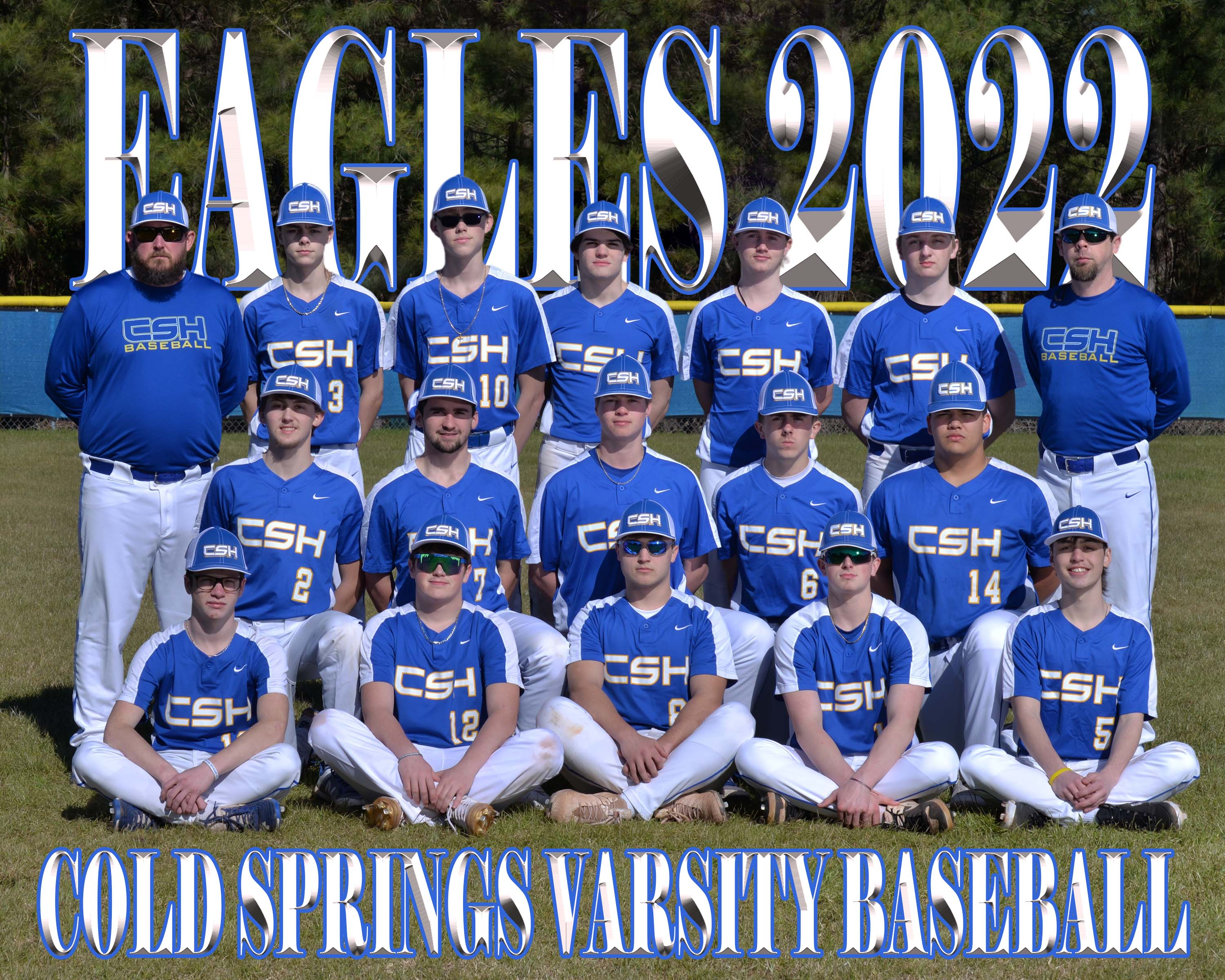 2022 Cold Springs HS Varsity Baseball Team