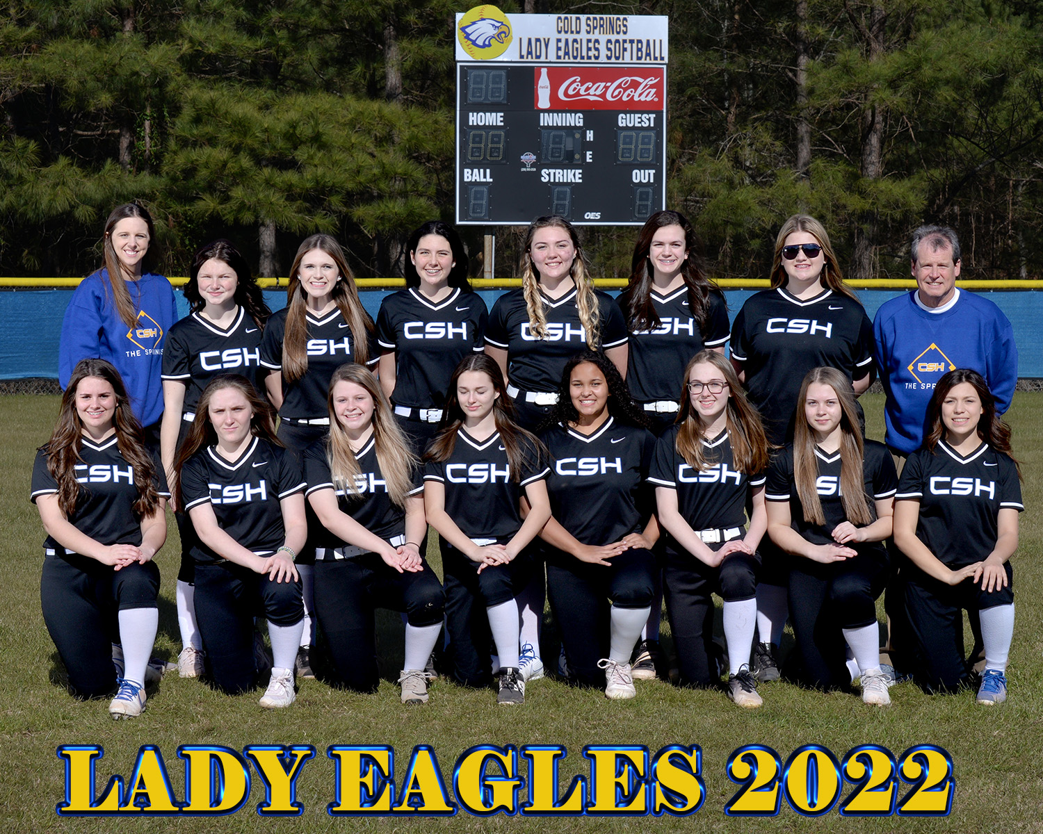 2022 Cold Springs JV Softball Team