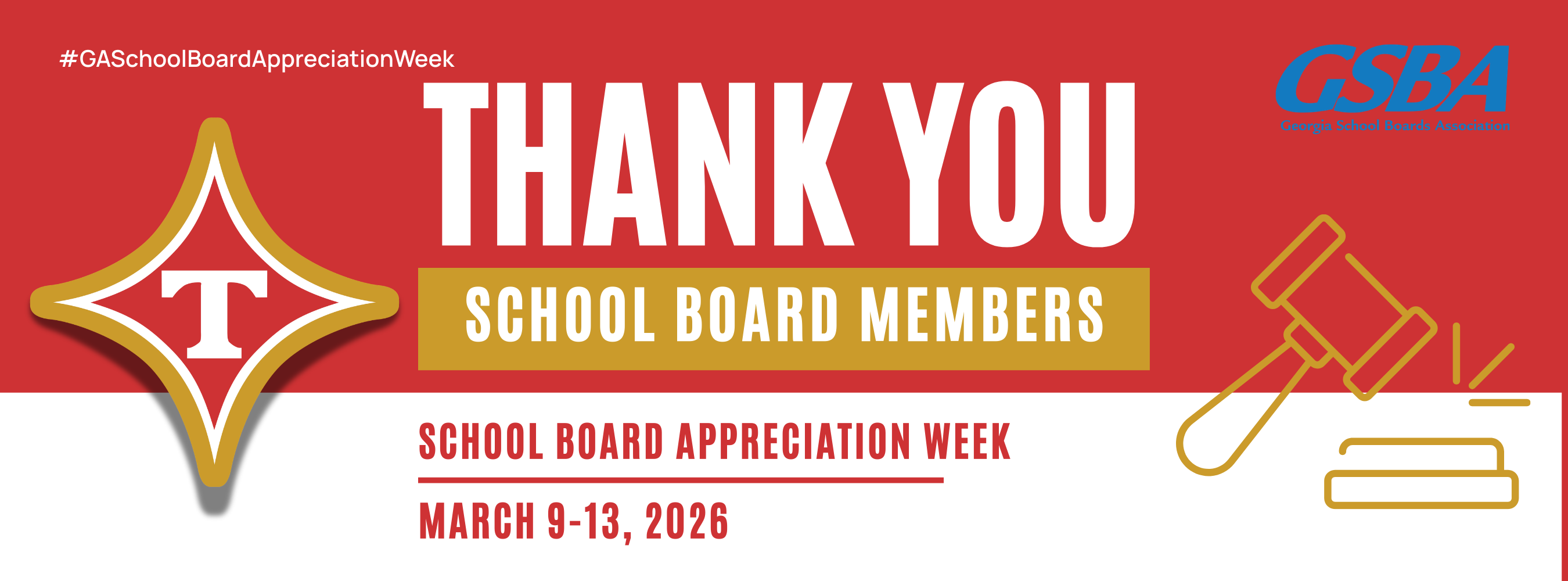 Thank You! School Board Appreciation Week Mar 9-13