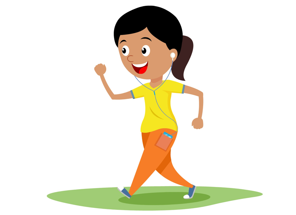 Girl Jogging