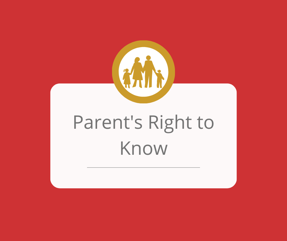 Parent's Right to Know