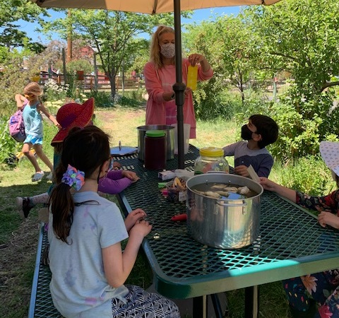 table outdoor learning