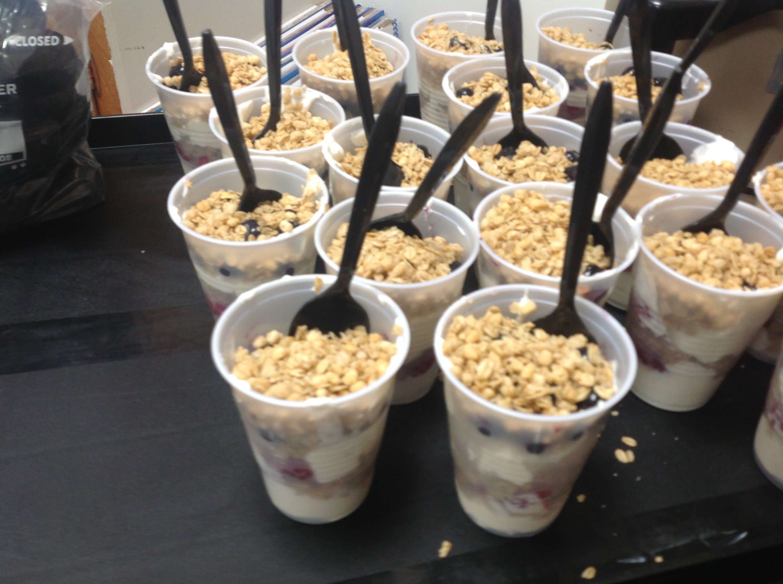 Red, White and Blue Parfaits