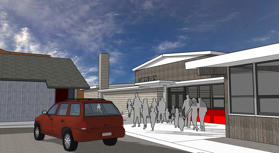 Schematic Design - New secure Miller Elementary entry