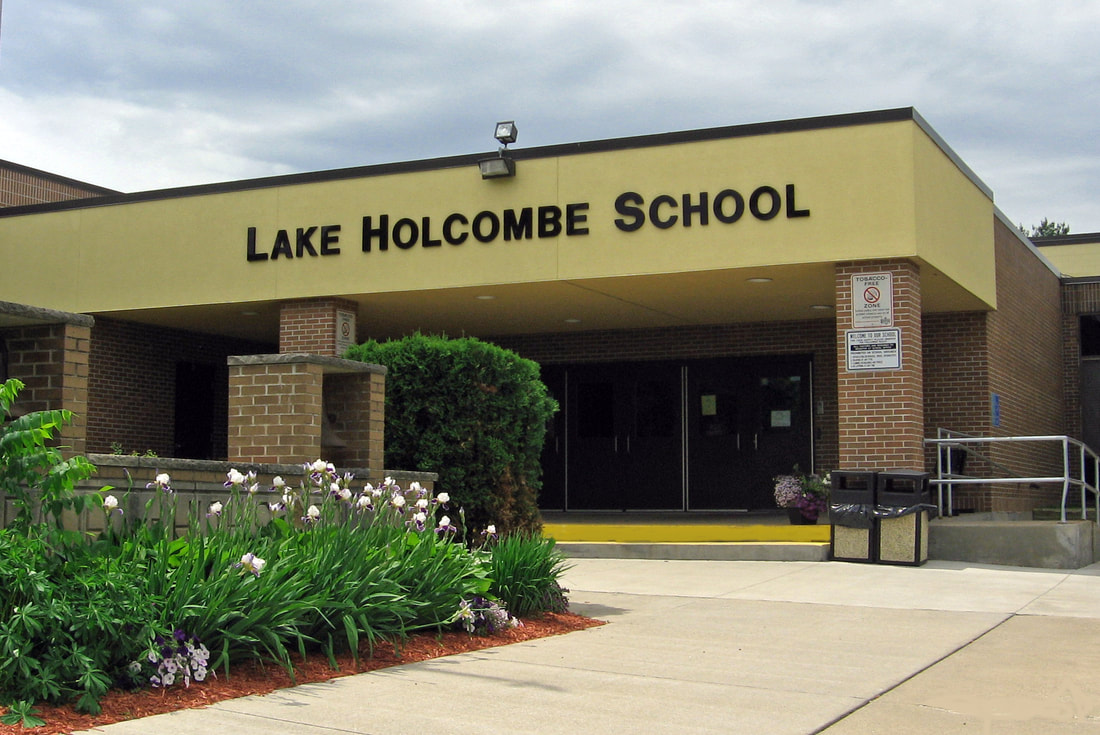 Lake Holcombe School Building Entrance