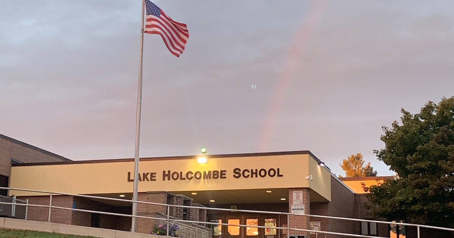 Lake Holcombe School Building Entrance