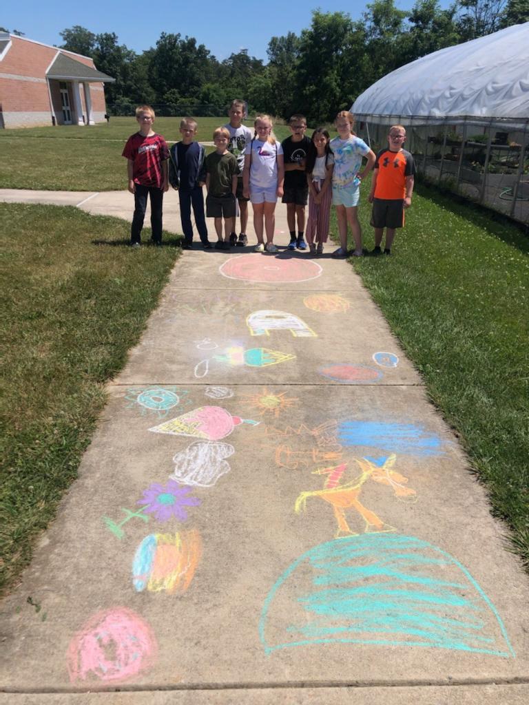 Sidewalk Chalk Art