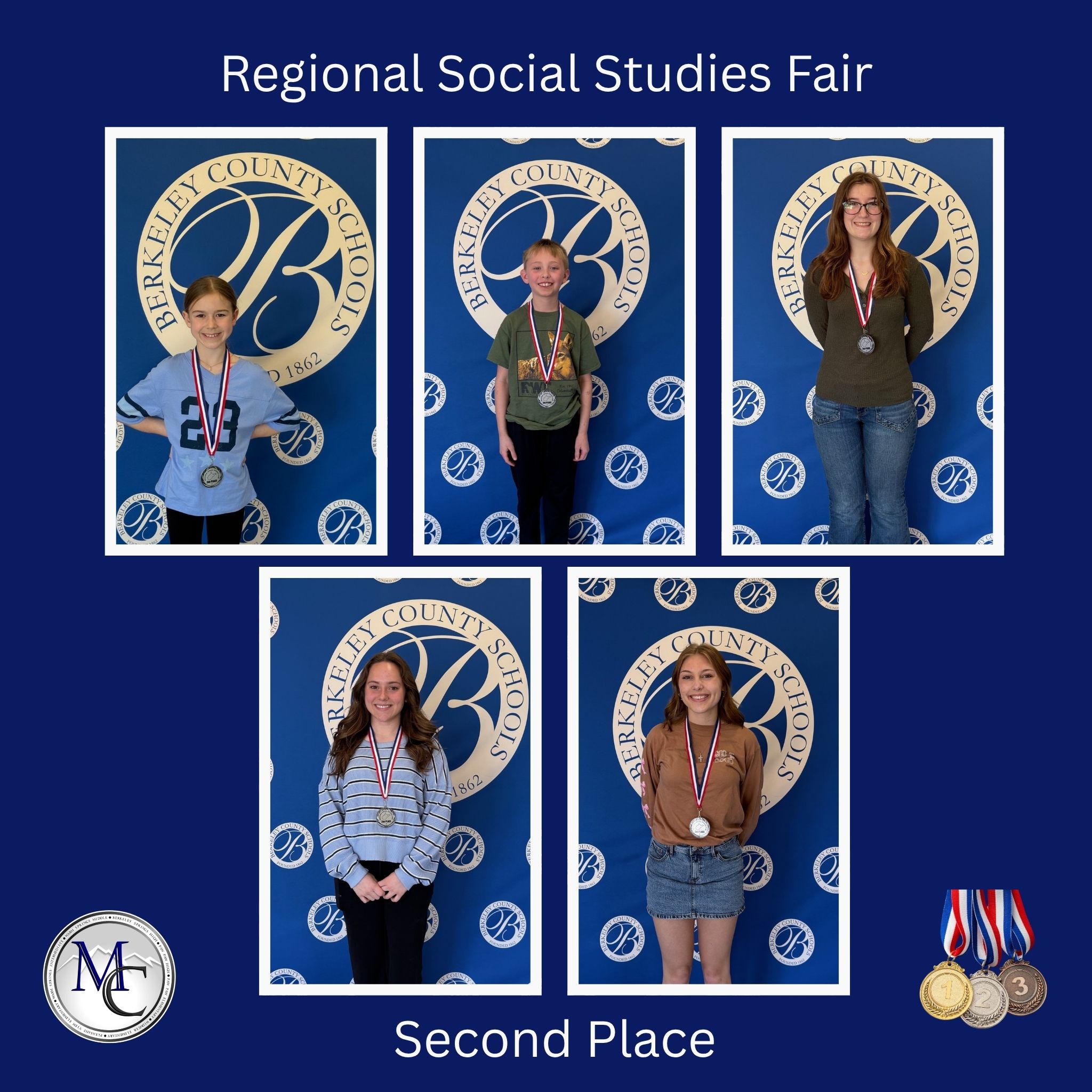regional social studies fair second place winners
