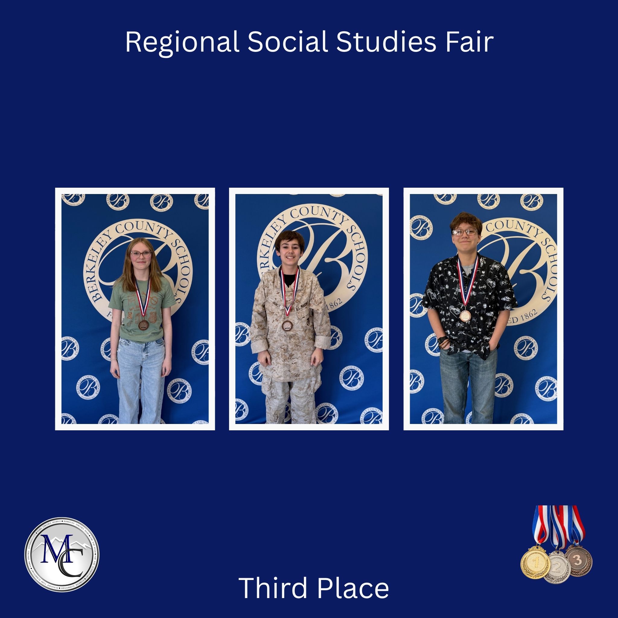 regional social studies fair third place winners