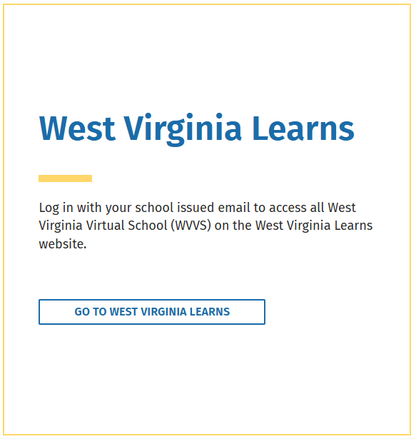 West Virginia Learns login image