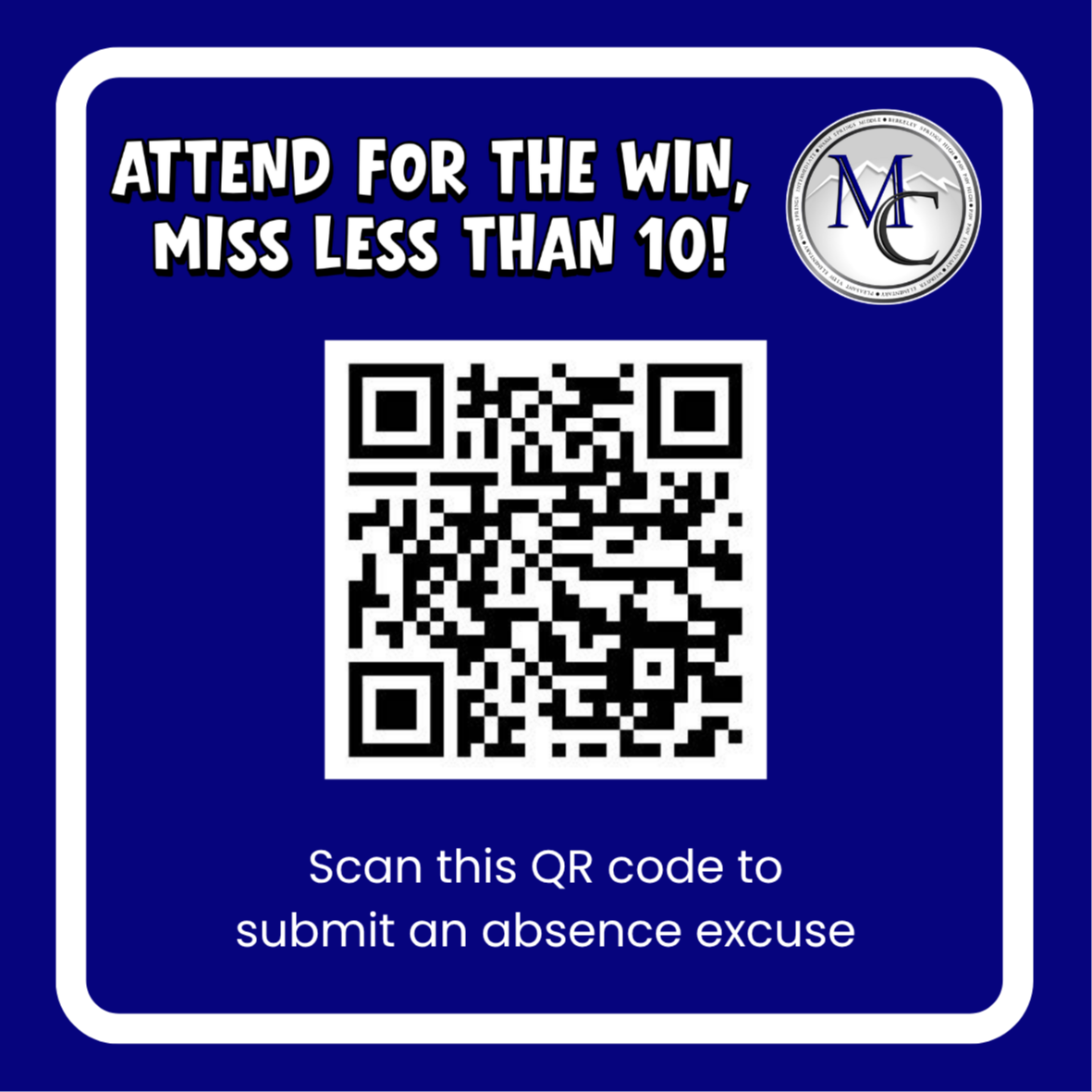 Absence Form QR Code