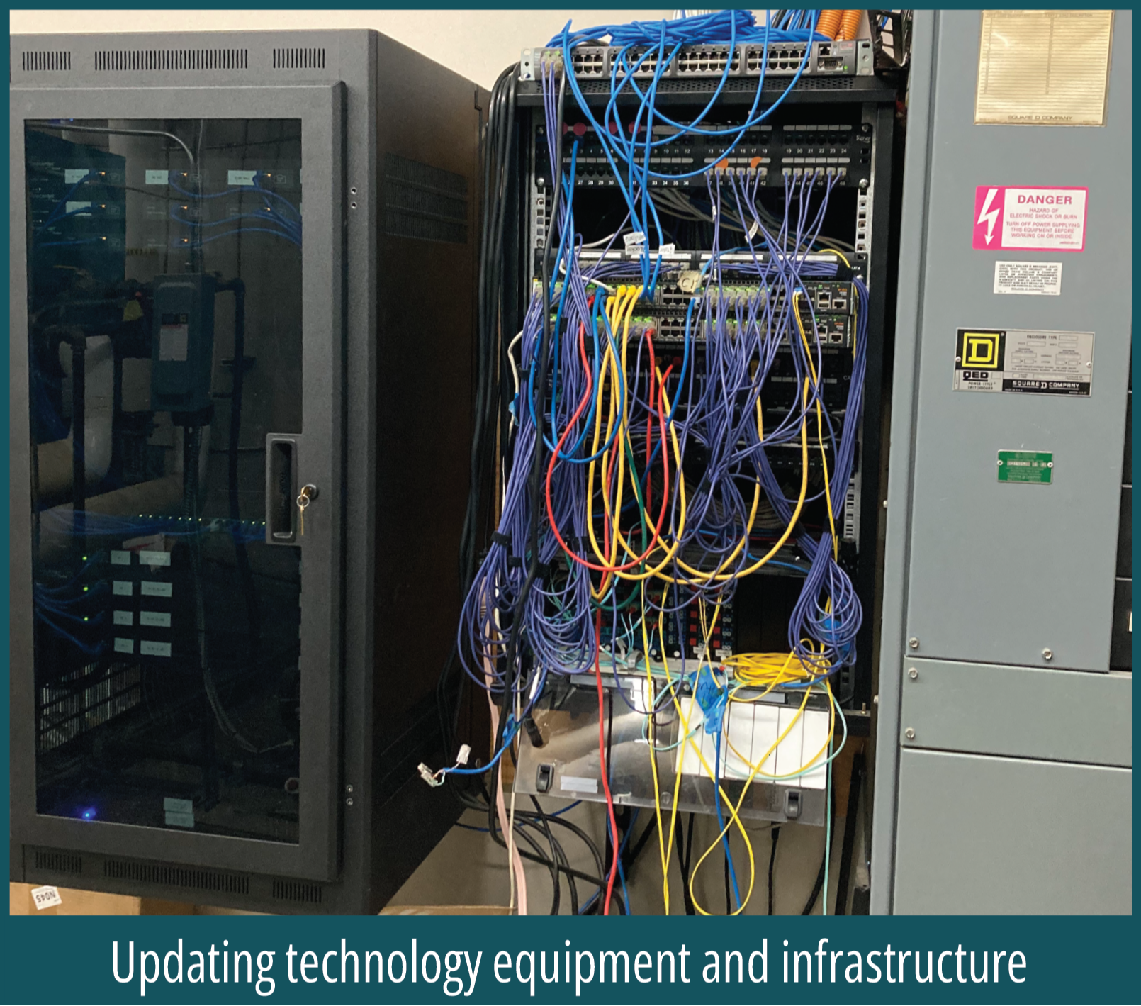 Updating technology equipment and infrastructure