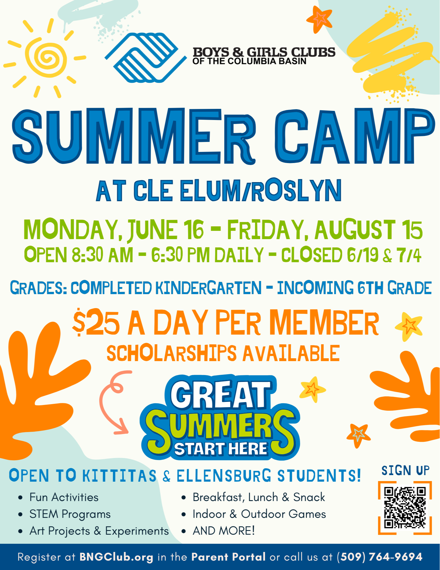 Summer Camp Flyer image