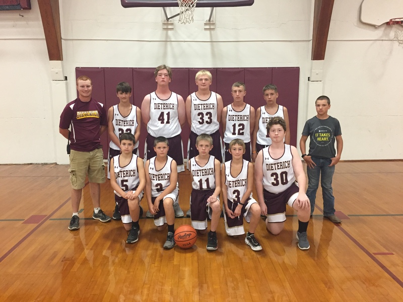 picture of the 8th Grade Basketball Team