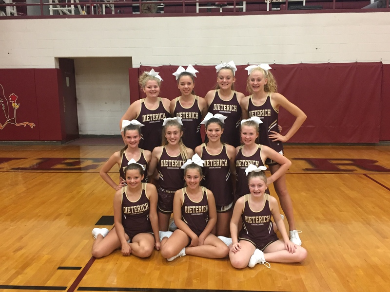 picture of the JH Cheerleaders