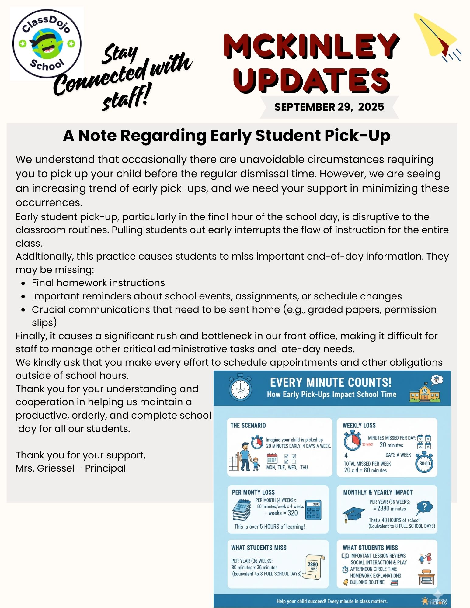 McKinley Updates 10/2/25