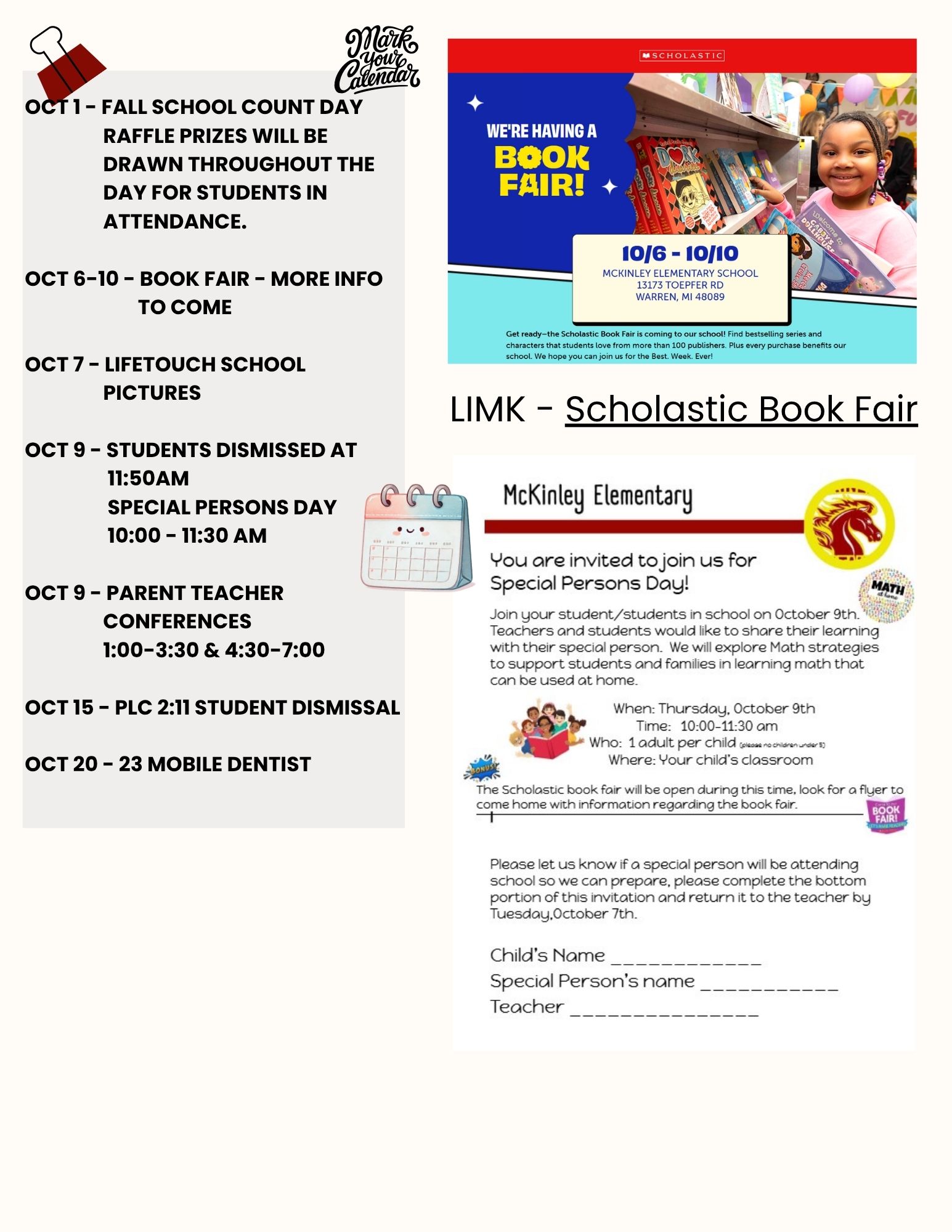 McKinley Updates 10/2/25