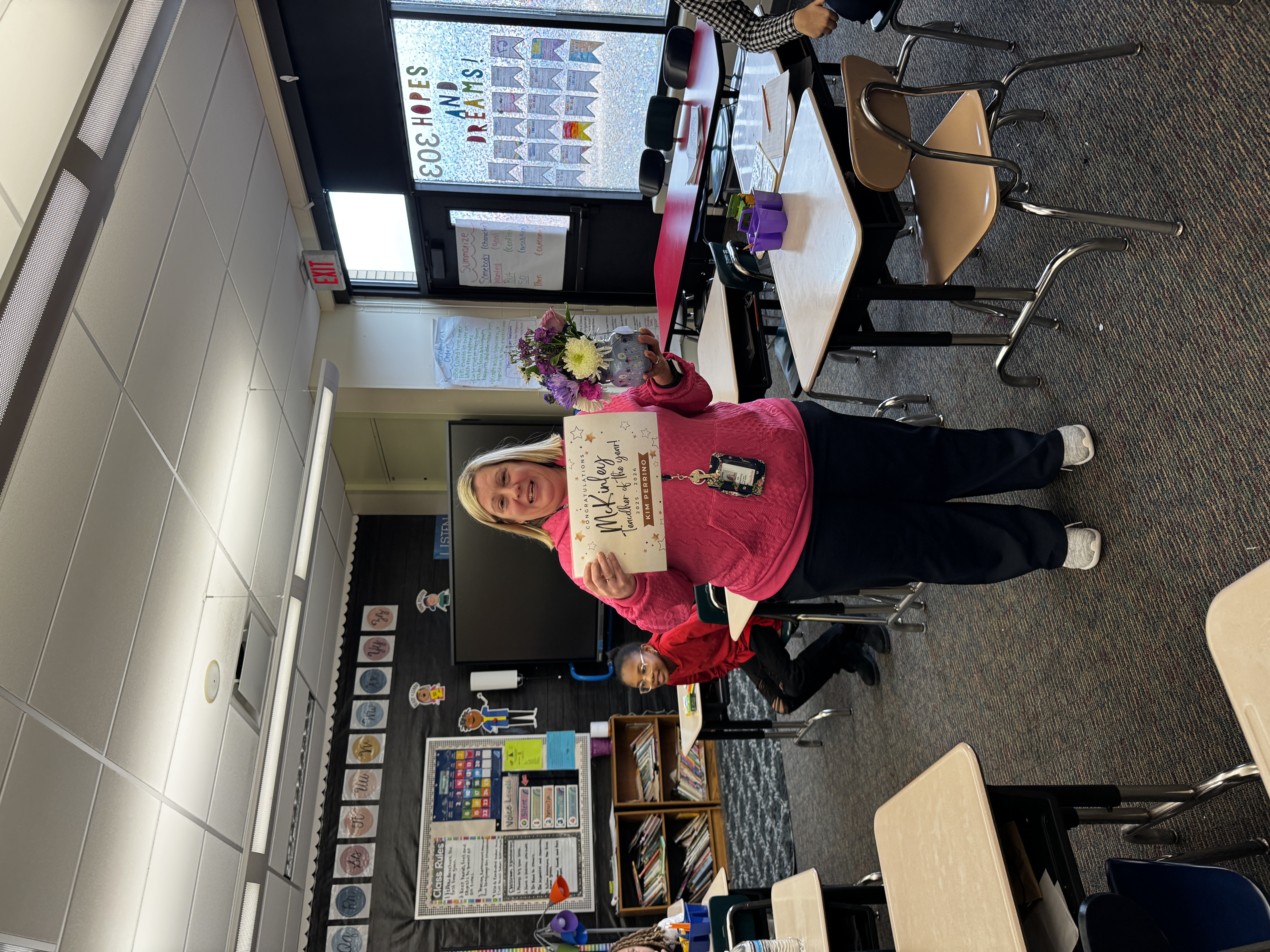 Congratulations Mrs. Perrino, on your nomination as McKinley's Teacher of the Year!