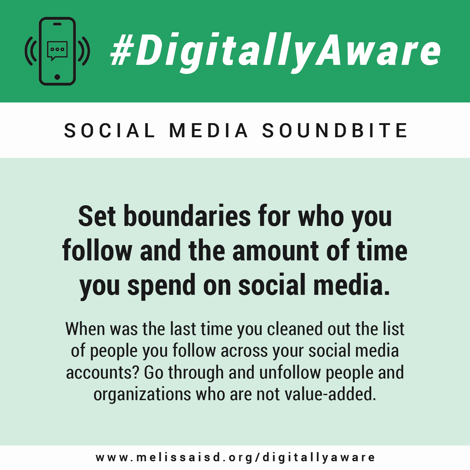 Social Media Soundbite