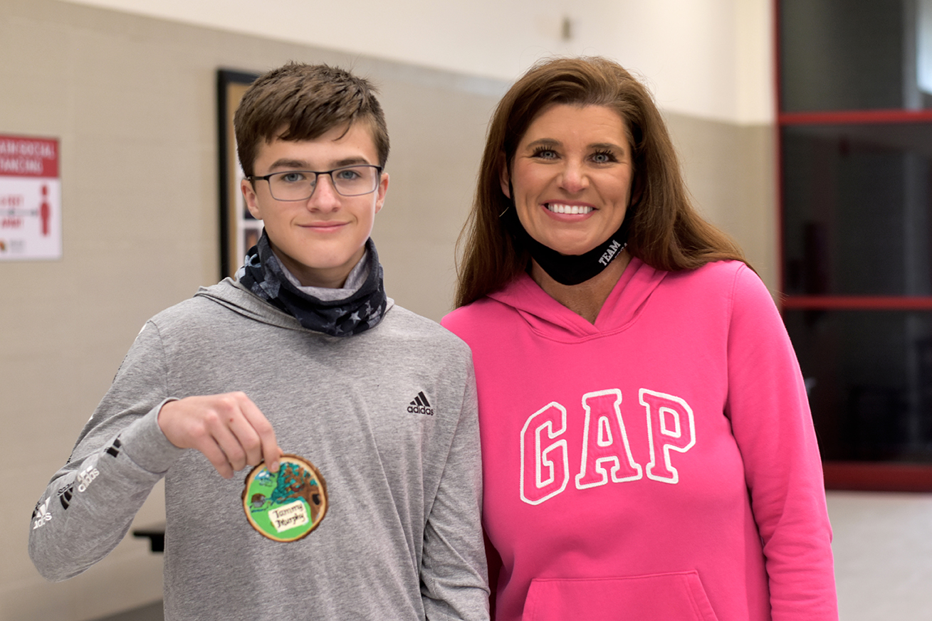 Tammy Murphy with student