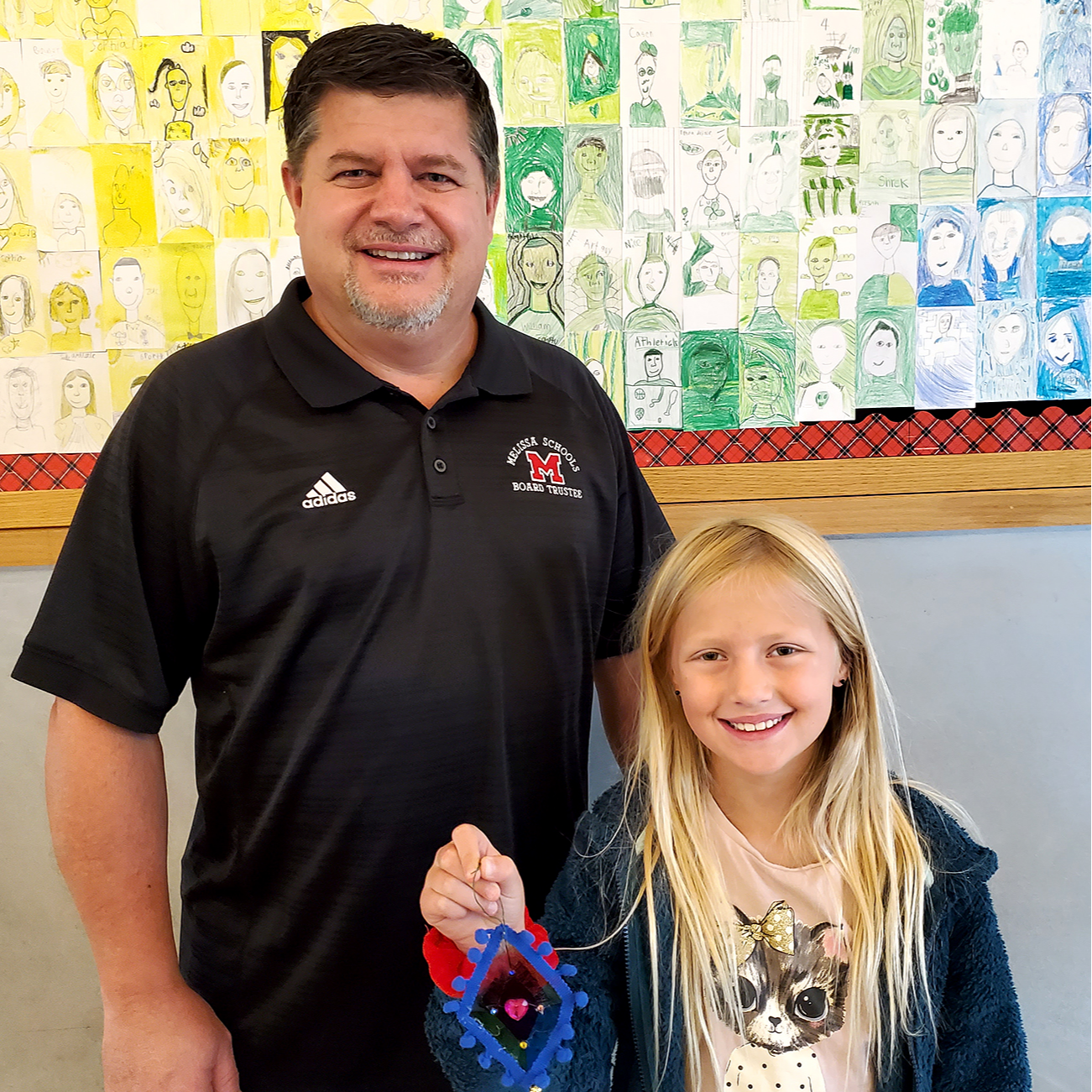 Bruce Minchey with student
